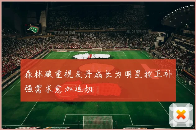 森林狼重视麦丹成长为明星控卫补强需求愈加迫切